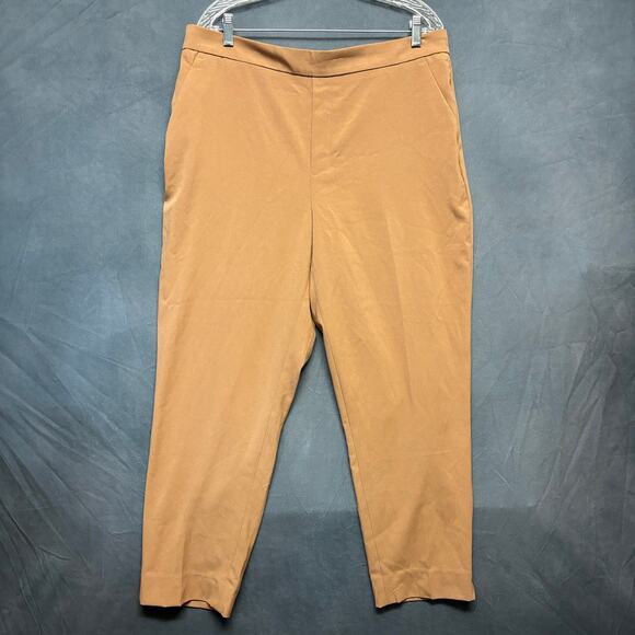 Banana Republic Tapered Pull On Pant Plus Size 16 Flowy Elastic Waist Office - Picture 1 of 11